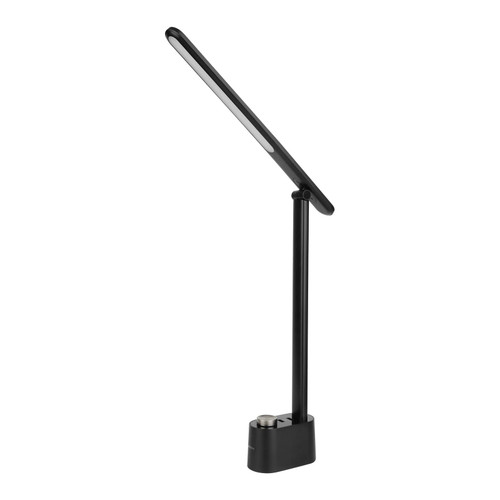 Verbatim 66844 LED 檯燈連雙 USB-A 充電口 - 黑色