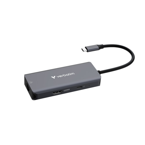 Verbatim 32157 六合一 USB-C 擴展器 - 灰色