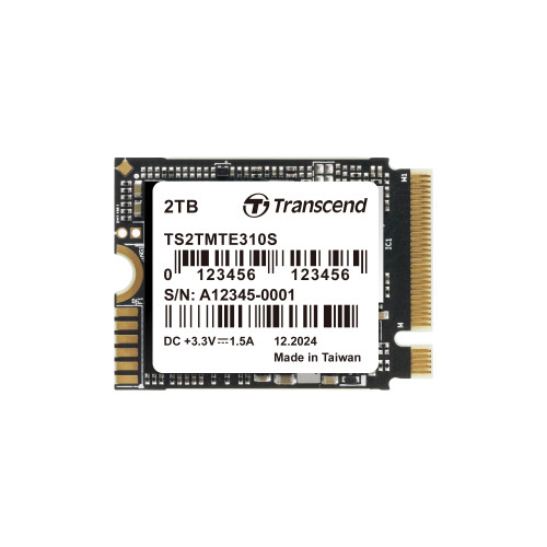 Transcend 創見 MTE310S M.2 2230 PCIe 4.0 NVMe 內置 SSD - 2TB