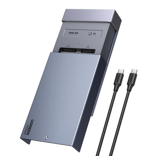Ugreen 綠聯 CM847 USB4 40Gbps Dual-Bay M.2 NVMe SSD Enclosure 雙槽硬碟盒（英規）