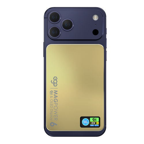 EGO MagPower 6 10000mAh Qi2.2 磁吸外置電源 - 金色