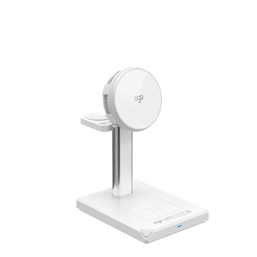 EGO MagCooler 3合1 半導體製冷無線充電座 - 白色