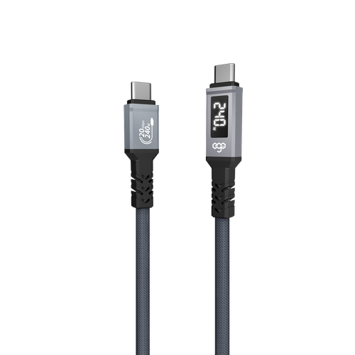 EGO Wiry Mag 240W USB3.2 磁吸 USB-C 數據線 120cm - 灰色
