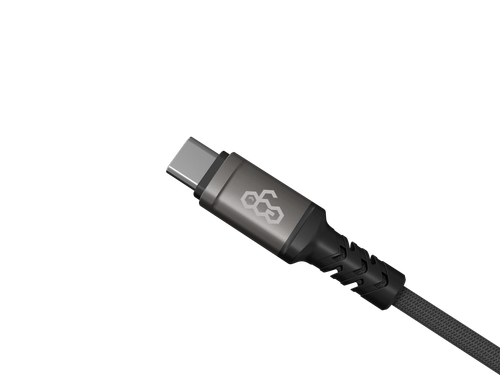EGO Wiry Mag 240W TFT顯示磁吸 USB-C 充電線 120cm - 灰色