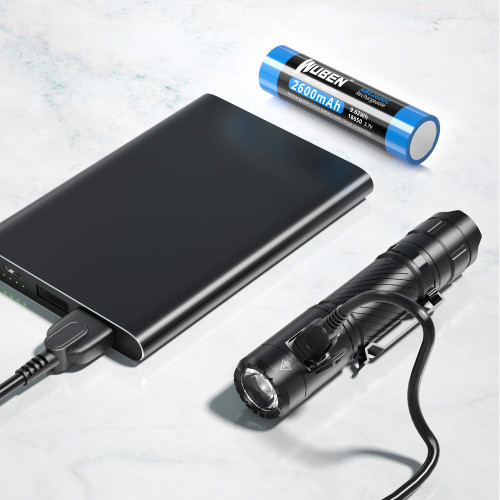 WUBEN C3 1200 流明可充電手電筒 - 黑色 — 官方產品圖片 08