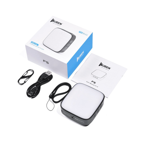 WUBEN F5 500 流明三色溫充電露營燈 - 深灰色 — 官方產品圖片 10