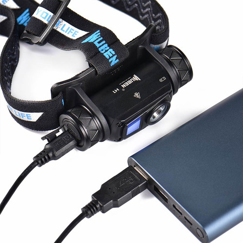 WUBEN H1 1200 流明可充電頭燈 - 黑色 — 官方產品圖片 04