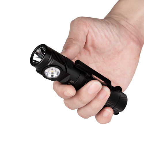 WUBEN L1 2000 流明雙光源旋轉頭電筒 - 黑色／OSRAM P9 — 官方產品圖片 12