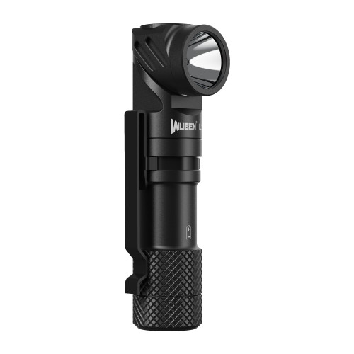 WUBEN L1 2000 流明雙光源旋轉頭電筒 - 黑色／NICHIA 519A — 官方產品圖片 02