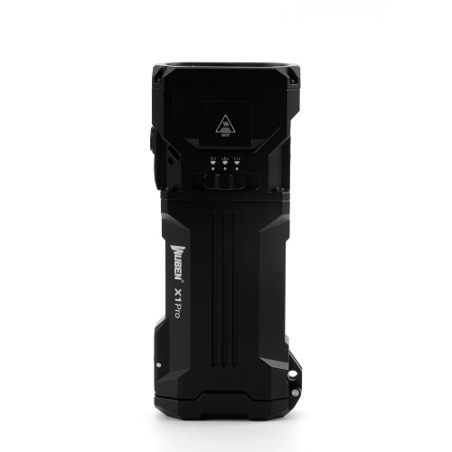WUBEN X1 Pro 12300 流明雙光束快充電筒 - 黑色 — 官方產品圖片 15