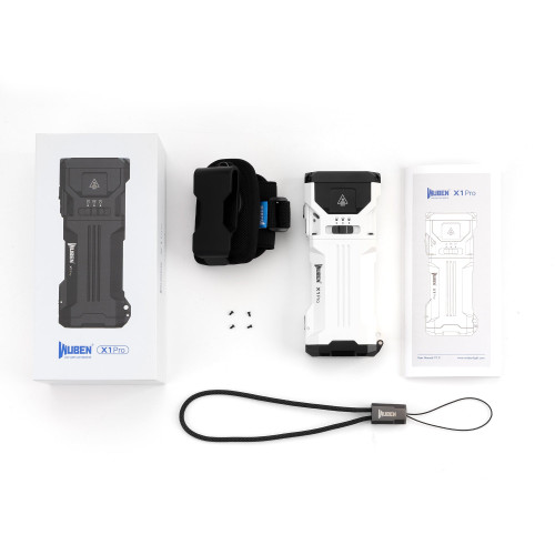 WUBEN X1 Pro 12300 流明雙光束快充電筒 - 白色 — 官方產品圖片 11