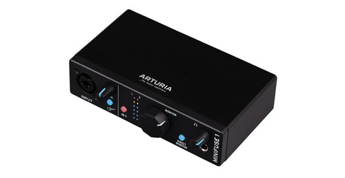 Arturia MiniFuse 1 USB-C 錄音介面 - 黑色