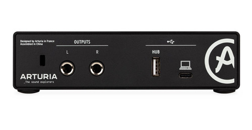 Arturia MiniFuse 1 USB-C 錄音介面 - 黑色