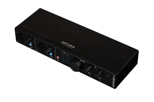 Arturia MiniFuse 4 USB-C 音訊及 MIDI 錄音介面 - 黑色
