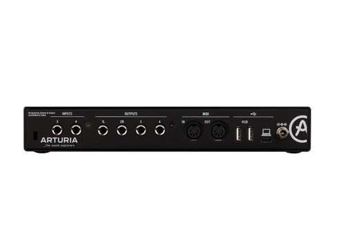 Arturia MiniFuse 4 USB-C 音訊及 MIDI 錄音介面 - 黑色