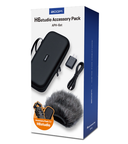 Zoom APH-6st Accessory Pack for H6studio 錄音機配件套裝 — 配件內容／包裝示意