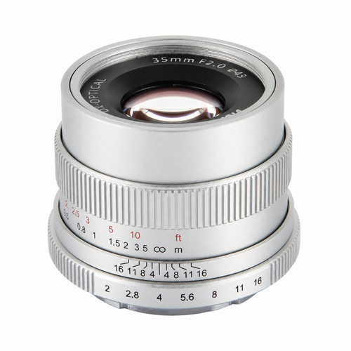 Viltrox FE-35 35mm F2 Sony E 全片幅手動對焦鏡頭（銀色） — 銀色鏡頭主圖