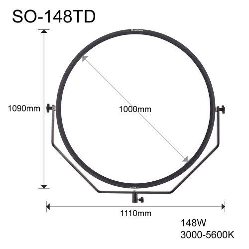 Falconeyes 銳鷹  SO-148TDX   圓形LED雙色平板柔光燈