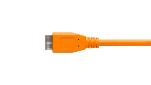 Tether Tools TetherPro CUC33R15-ORG USB-C to 3.0 Micro-B Right Angle數據線 4.6m