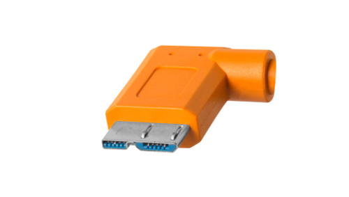 Tether Tools TetherPro CUC33R15-ORG USB-C to 3.0 Micro-B Right Angle數據線 4.6m