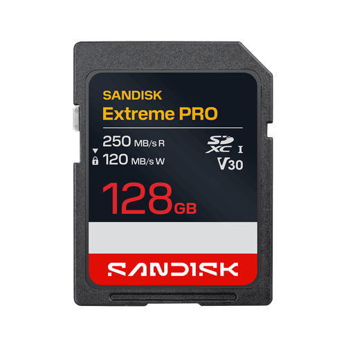 SanDisk Extreme PRO V30 U3 C10 UHS-I SDXC 記憶卡 (128GB)