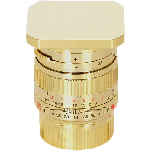 TTArtisan 銘匠35mm f1.4 LM Leica-M 鏡頭24K黃金版- Yingkee Photo