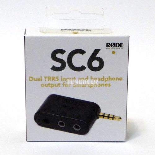 Rode SC6 雙 TRRS 輸入 + TRS 3.5mm 耳機輸出轉接頭