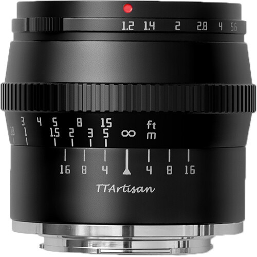 TTArtisan 銘匠 50mm F1.2 APS-C Lens 鏡頭 (M43 黑色) 主圖