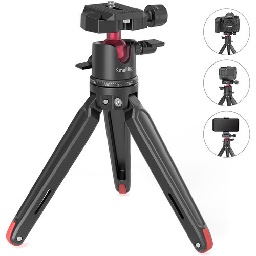 SmallRig Tabletop Mini Tripod with Panoramic Ball Head BUT2664