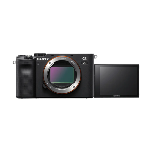 Sony A7C ILCE-7C 機身正面及翻揭屏幕