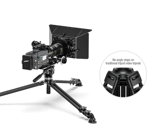 Leofoto LVC-253C BV-20 Carbon Fiber Twin Leg Video Tripod Set
