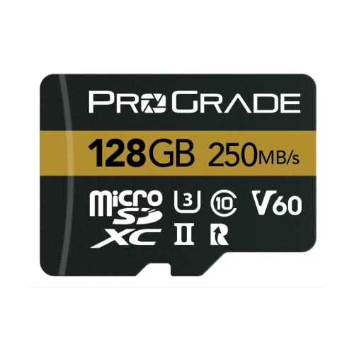 ProGrade Digital microSDXC UHS-II V60 Memory Card 250MBps 記憶卡 (128GB)