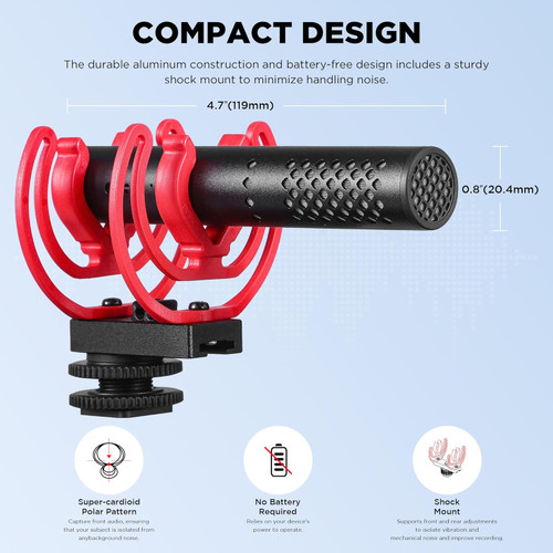 Saramonic Vmic7S Super-Cardiod Shotgun Microphone 超心型指向收音咪