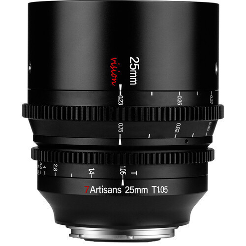 7artisans 七工匠 25mm T1.05 Vision Cine Lens Sony E 電影鏡頭
