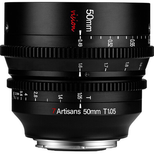 7artisans 七工匠50mm T1.05 Vision Cine Lens Canon RF 電影鏡頭