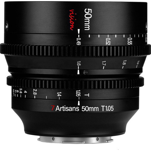 7artisans 七工匠50mm T1.05 Vision Cine Lens MFT 電影鏡頭- Yingkee