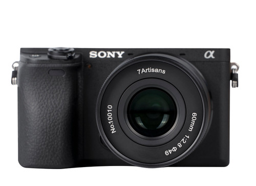 7artisans-60mm-f28-ii-official-mounted-sony-front