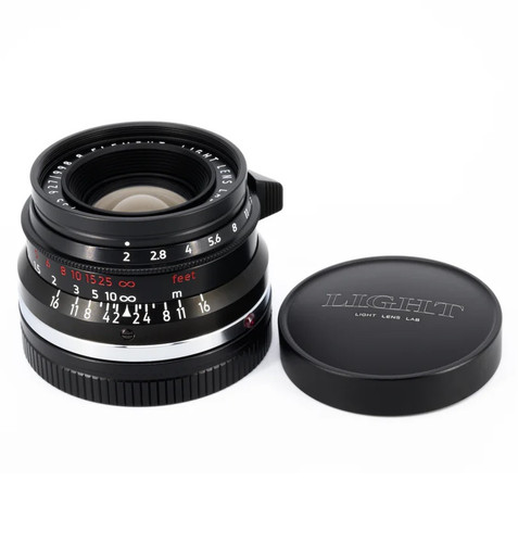 Light Lens Lab 35mm f/2 Collapsible Eight Element Silver Chrome 縮