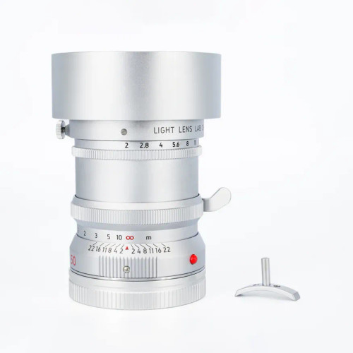 Light Lens Lab 35mm f/2 Collapsible Eight Element Silver Chrome 縮