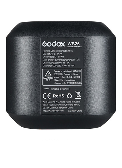 Godox 神牛 WB26 AD600 Pro閃光燈專用後備電池