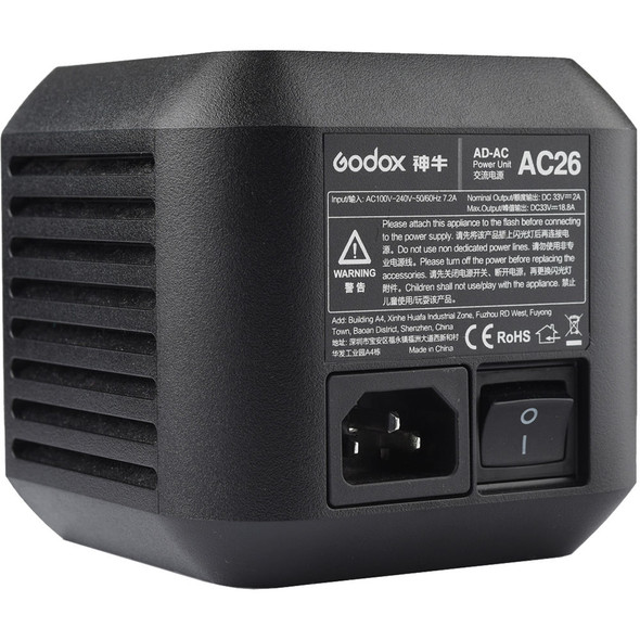 Godox 神牛 AC26 AD600 Pro 閃光燈專用交流電配件