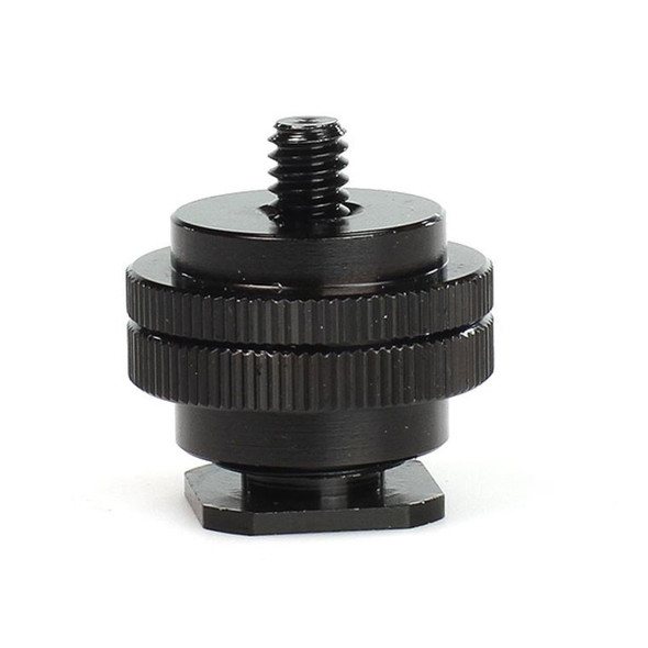 Hot shoe to 1/4" Dual Ring Adapter