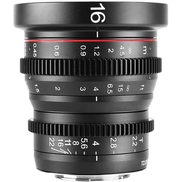 Meike 美科 MK-16mm T2.2 Manual Focus Cinema Lens 電影鏡頭 For MFT-mount