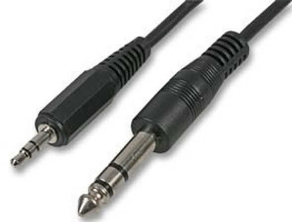 3.5mm TRS (M) to 6.35mm Jack TRS (M) 4.5m cable