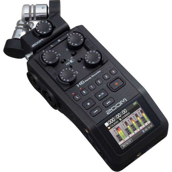 Zoom H6 Black 6-Track Portable Handy Recorder 手提數位錄音機   