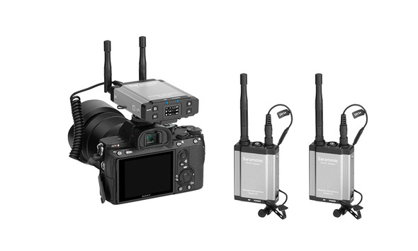 Saramonic Vlink2 Kit2 (TX+TX+RX) 2.4 GHz Wireless Microphone System 一對二無線單反領夾咪 