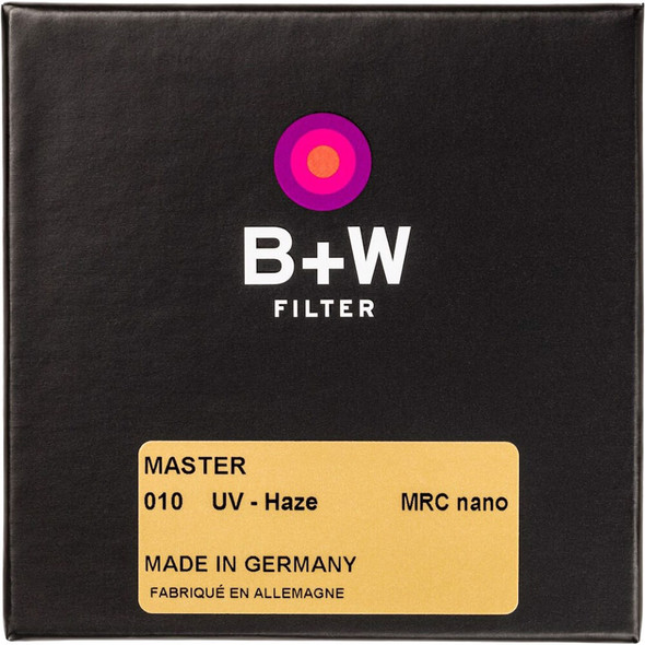 B+W Master UV-Haze 010 MRC Nano Filter 77mm 超薄框奈米鍍膜保護鏡