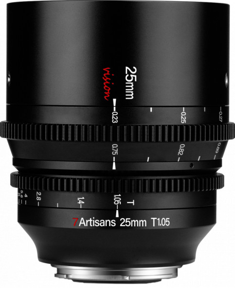 七工匠 7artisans 25mm T1.05 E Mount Cine Lens 電影鏡頭