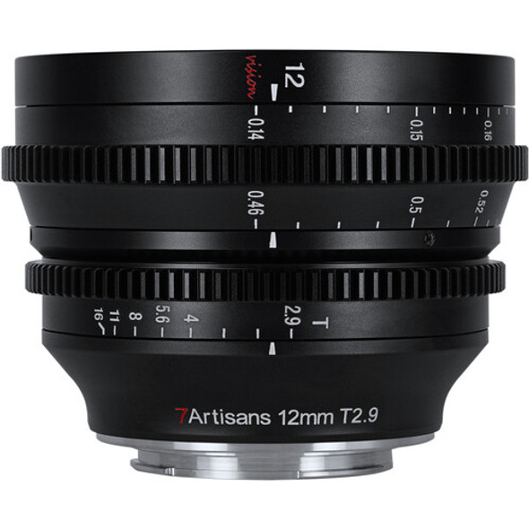 七工匠 7artisans 12mm T2.9  APS-C Fuji FX Mount Cine Lens 電影鏡頭