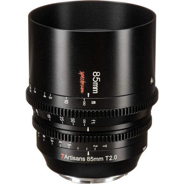 七工匠 7artisans 85mm T2.0 Full Frame EOS R Mount Cine Lens 電影鏡頭